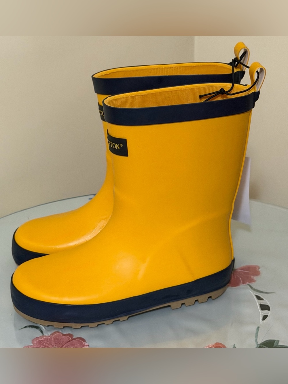๐ Pendleton Kids Yellow Rain Boots Size 12